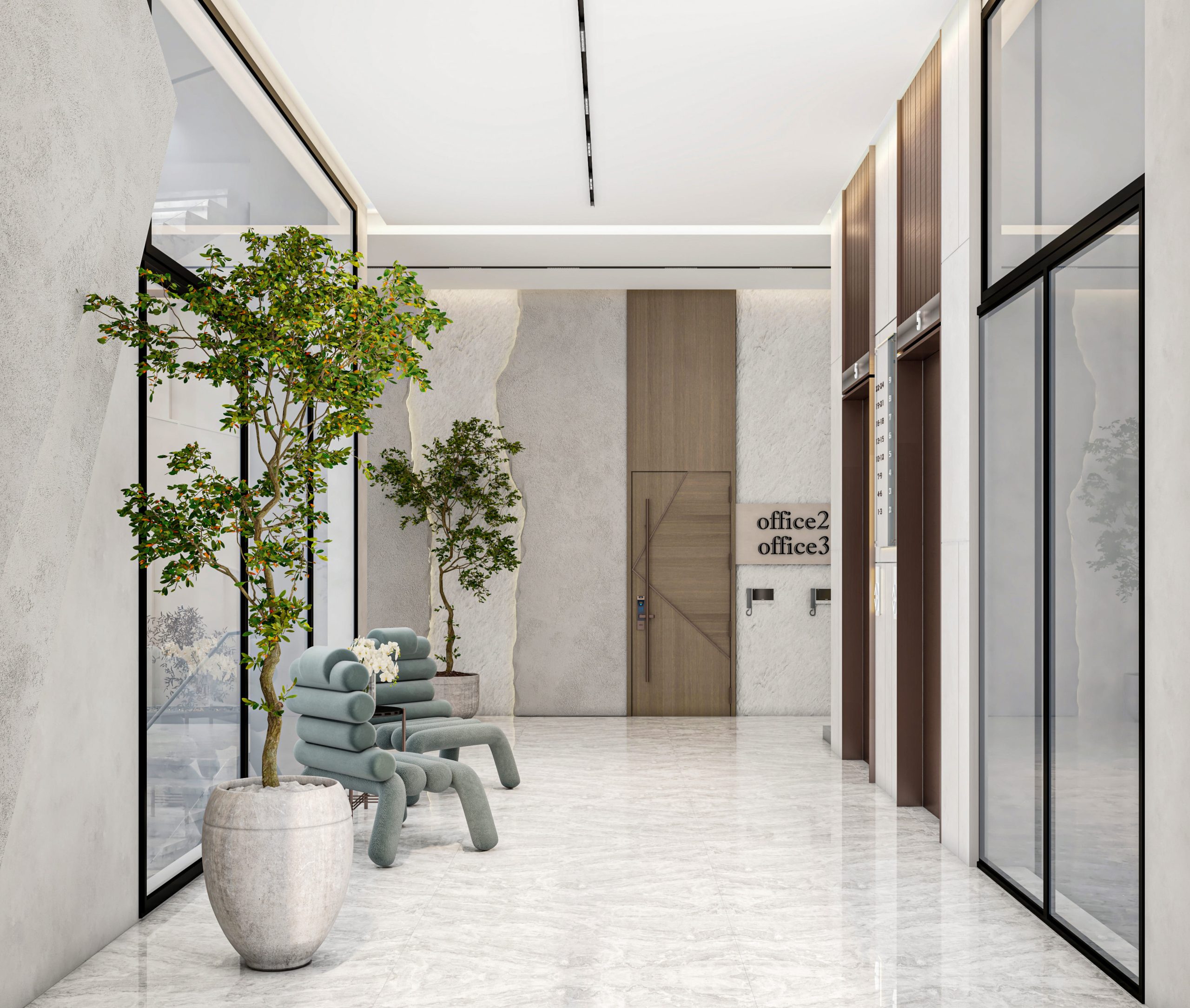 تصميم مجمع مون بلازا